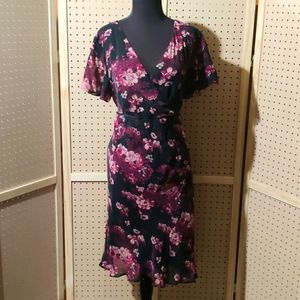 Alfani floral wrap dress
